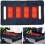 Heated Golf Cart Seat Cover Waterproof Universal 4-Zone 8