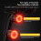 Rear Bike Light Smart Waterproof 5 Modes 4