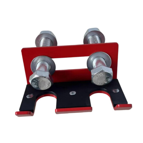 Barbell Holder for Squat Rack Vertical Red
