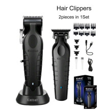 Barber Cordless Hair Trimmer 2296 2 Pieces