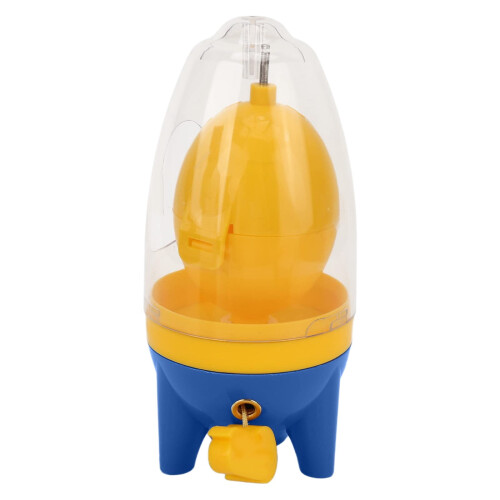 Portable Egg Shaker Silicone Handheld Mixer Blue