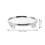 Hub Attachment Cap for Car Wheel Silver Plastic 4 Pcs 5
