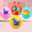 Hopper Ball Dinosaur T-Handle Bouncy Toy Red 3