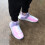 Silicone Waterproof Shoe Covers Black Non-Slip Reusable 5