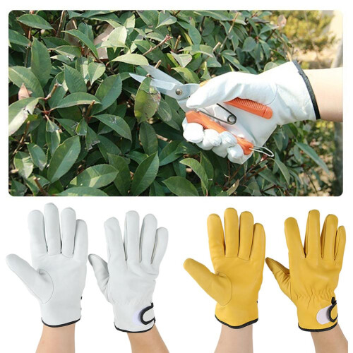 Sheepskin Work Gloves Heat-Insulating Protective 1 Pair 2