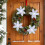 White Artificial Poinsettia Ornament Set for Christmas Tree 5