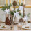 White Artificial Poinsettia Ornament Set for Christmas Tree 6
