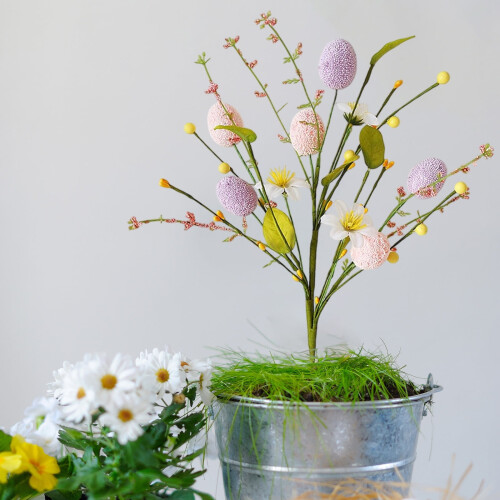 Easter Egg Floral Picks Spring Decor Stems 12 pcs 2