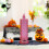 LED Crystal Flameless Candle Battery-Powered Pillar 1 PC 3