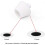 Silicone Bathtub Plug Spiral Taper 2 pcs 4