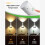 Luminária de Parede com Ajuste Contínuo de Intensidade, Sensor Automático e 3 Temperaturas de Cor para Quarto, Corredor e . Plugue Padrão 5