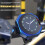 Aluminum Alloy Motorcycle Clock Waterproof Quartz Watch 2
