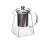 Glass Tea Pot with Stainless Steel Filter 1 1