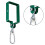 Heavy Duty Metal Swing Hook with Extension Mounting Brackets 4