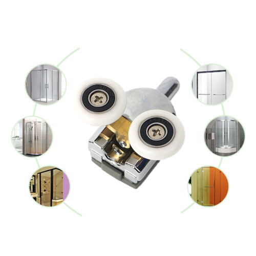 Curved Shower Door Rollers Set 4 pcs 23mm 25mm 1