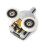 Curved Shower Door Rollers Set 4 pcs 23mm 25mm 3