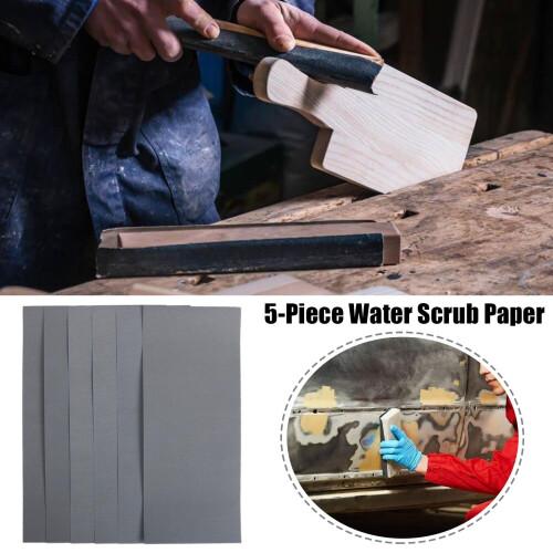 Sandpaper Sheets 8.97 in x 3.51 in 5 pcs 2
