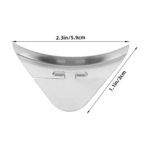 Round Kettle Spout Cover Silver 5.9x3.0x0.6 cm 1 pack 1