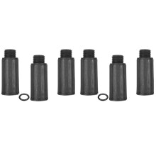 6Pcs Oil Cap Plug Air Compressor Parts for E100087 Black Thread M15 1.50mm Air Compressor Oil