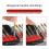 Drill Bit Case Impact-Resistant Plastic Organizer with 6