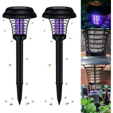 Solar Bug Zapper Outdoor Indoor Waterproof Mosquito Fly