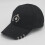 Unisex Baseball Cap Metallic Ring Chain Summer 1