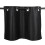 Topbathy Black Kitchen Curtains Short Window Door Curtain 6