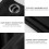 Topbathy Black Kitchen Curtains Short Window Door Curtain 7