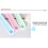 Fly Swatter Manual Set 3pcs 7.5 inch Long Handle 6