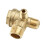 Brass 3-Port Male Thread Check Valve for Air Compressor 1PC 7