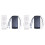 2X Universal Ceiling Fan Lamp Remote Control Kit AC 110V Timing Setting  Adjuste Wind Speed Transmitter Receiver 1
