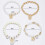 Bohemian Butterfly Charm Bracelet Set for Women with 3