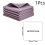 Microfiber Cleaning Cloth Fish Scale Pattern 1 Pack 3