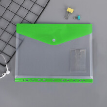 Expandable Binder Pocket Organizer 11-Hole Plastic Envelope