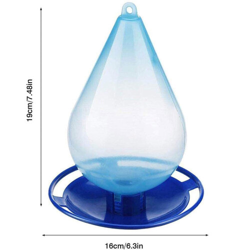 Automatic Hanging Bird Water Feeder with Hook Removable 2