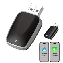 Wireless CarPlay Adapter 2-in-1 for iPhone and Android
