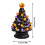 Ceramic Halloween Desktop Ornament LED Black Tree 2