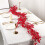 AuroraX Red Berry Garland Artificial 5.7 Ft 1