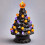 Ceramic Halloween Desktop Ornament LED Black Tree 3
