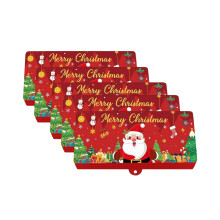 Christmas Red Envelope with 10 Card Slots Holiday Gift