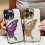 Butterfly Liquid Sand Case for iPhone 14 – Purple, 4