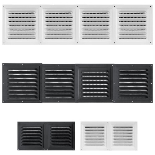 Air Outlet Vent Louver Cover Square Soffit Dryer Vent 2