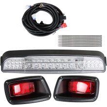 LED Light Bar Kit and Taillights for EZGO TXT Golf Cart