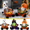 Halloween Decoration Faceless Gnome Candy Basket Black 6
