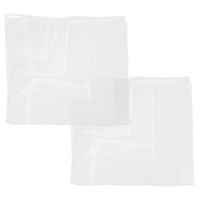 White sheer curtain privacy set 2 pcs 78.7 x 39.4 in
