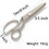 Stainless Steel Pinking Shears 8 Inch Heavy Duty 2
