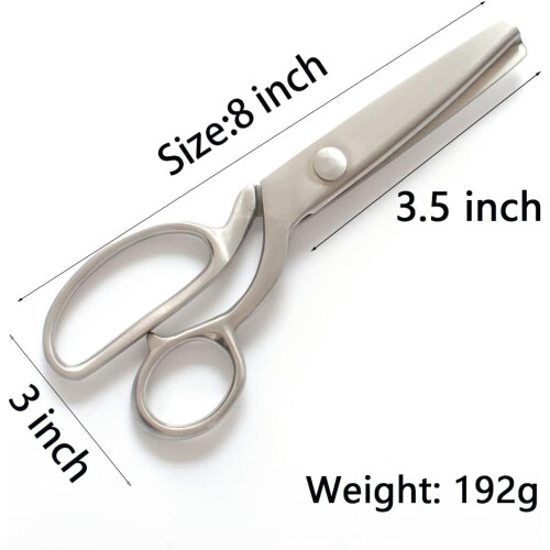 Stainless Steel Pinking Shears 8 Inch Heavy Duty 1