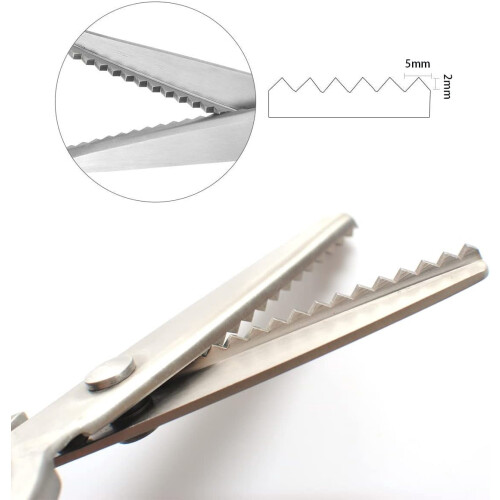 Stainless Steel Pinking Shears 8 Inch Heavy Duty 2