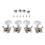 Ukulele Tuning Pegs Metal 4-Pack 6