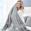 Xoxingysm Summer Blanket Breathable Soft Double-Layer Cold 4